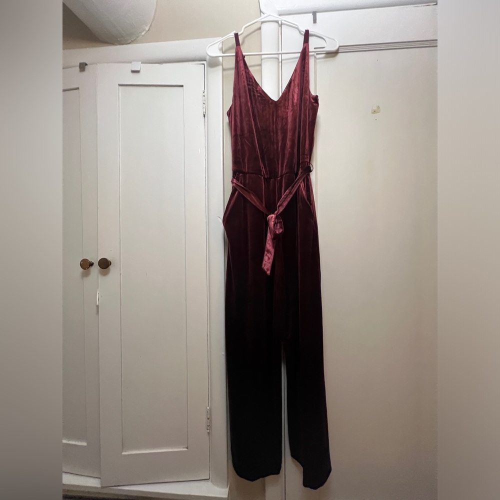 Banana Republic Velvet Jumpsuit